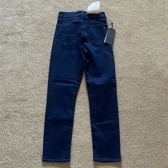 NWT Rag & Bone Nina Mid Rise Ankle Cigarette Jeans in Bayview for @mrsuperzl - Picture 8 of 9